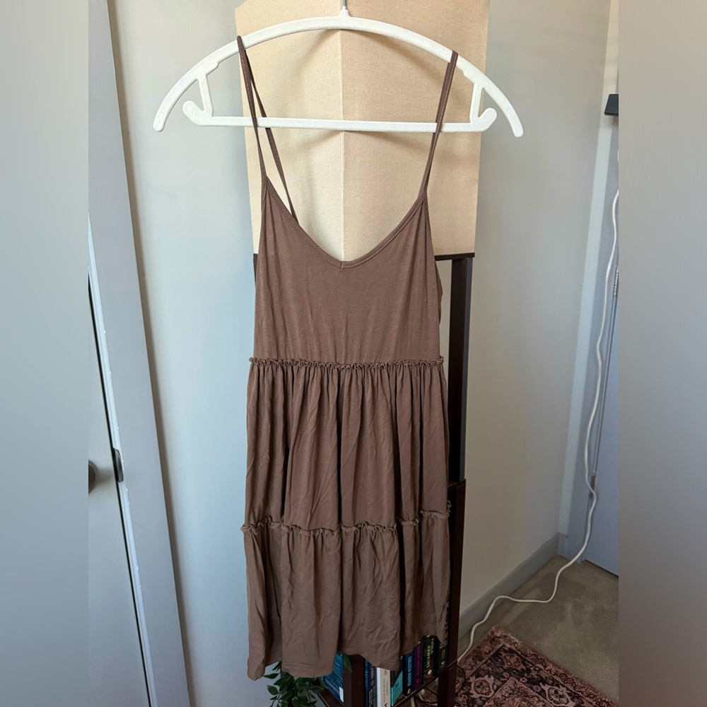 Brown Summer Dress from Shein